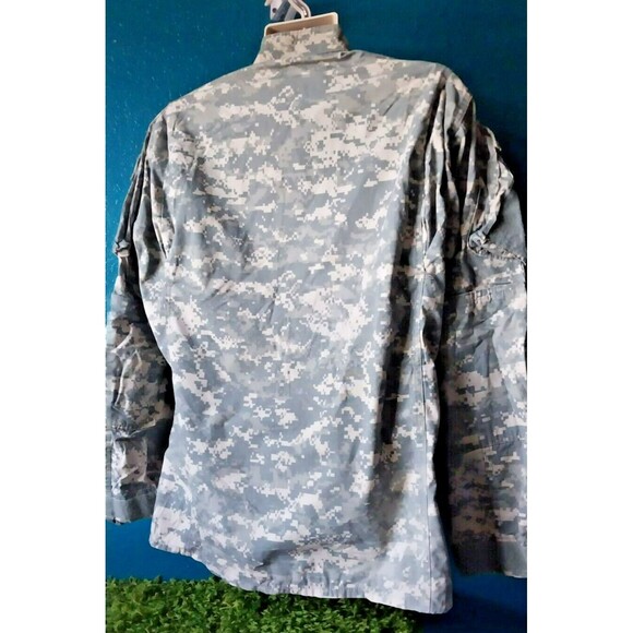 Digital Urban Camo ACU BDU Fatigue Shirt Light Zip Jacket Medium Long Army - Picture 6 of 8